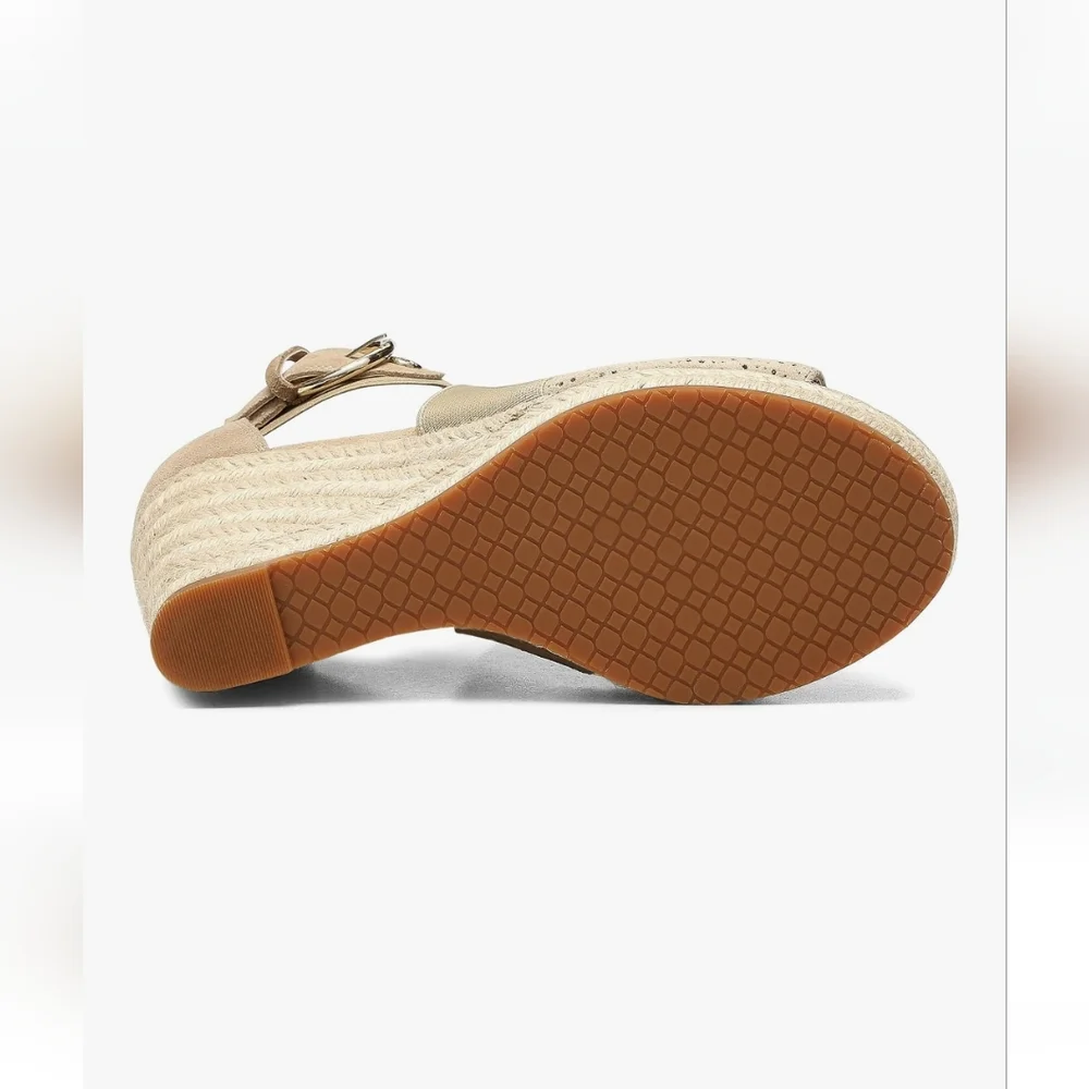 NYDJ NWT Charisma Wedge Sandals Espadrilles Size 8.5